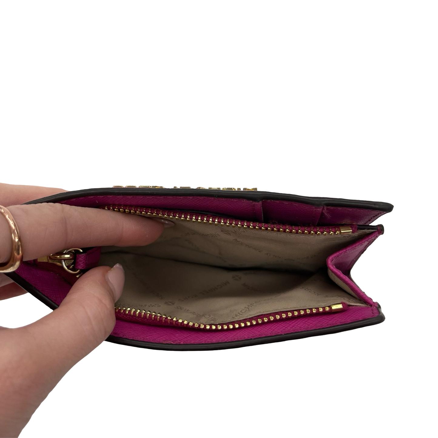 Wallet Designer By Michael Kors In Pink, Size:Medium