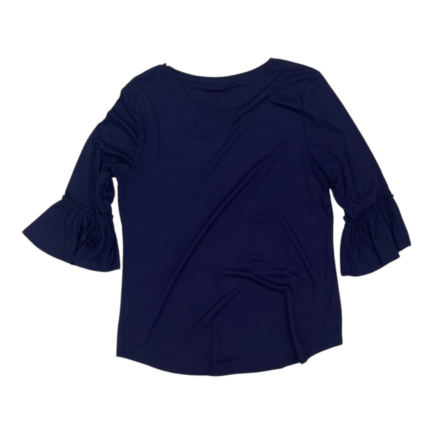 Top 3/4 Sleeve By Apt 9 In Blue, Size:S
