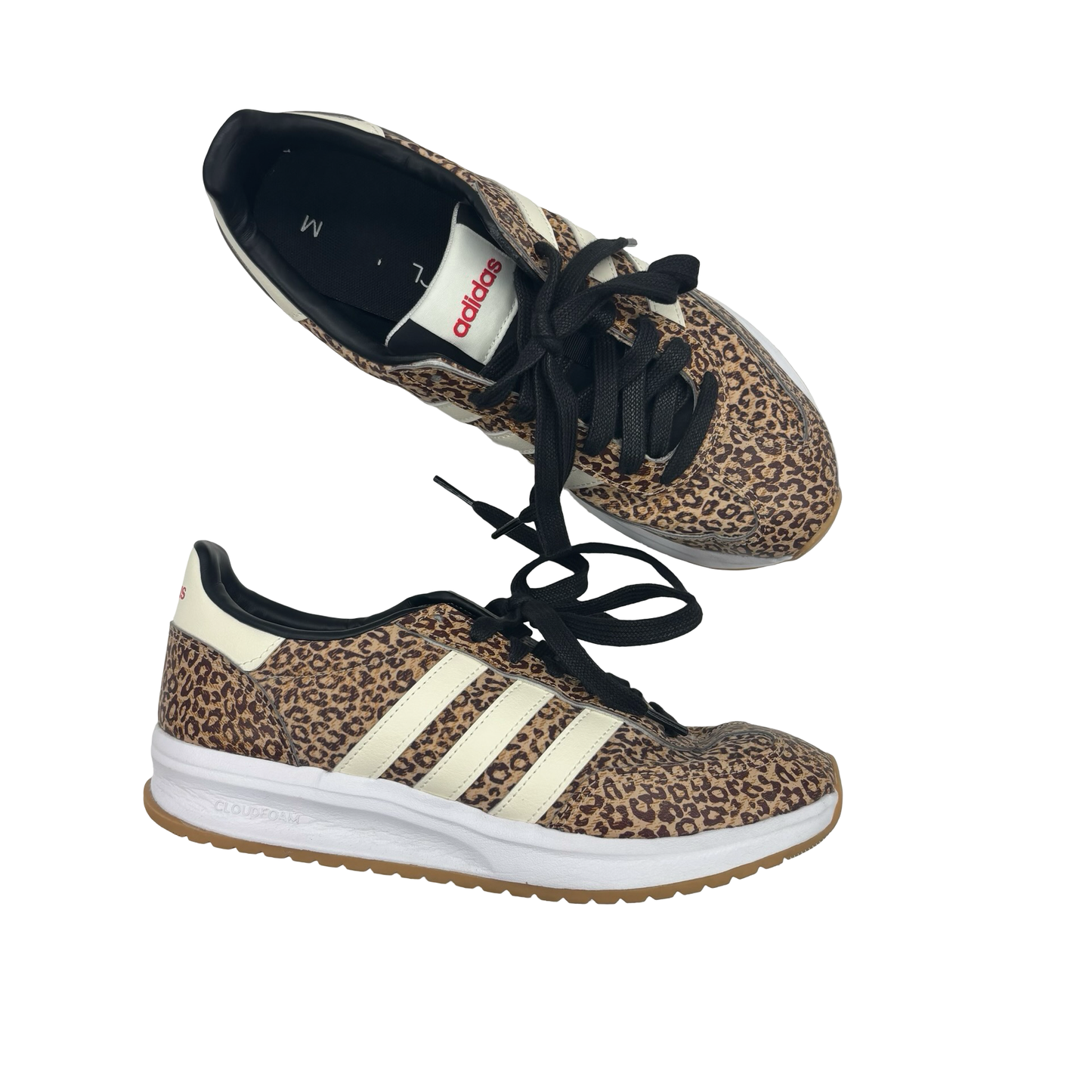 Shoes Sneakers By Adidas In Animal Print, Size:9