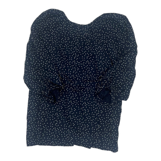 Top 3/4 Sleeve By Lc Lauren Conrad In Navy, Size:Xs