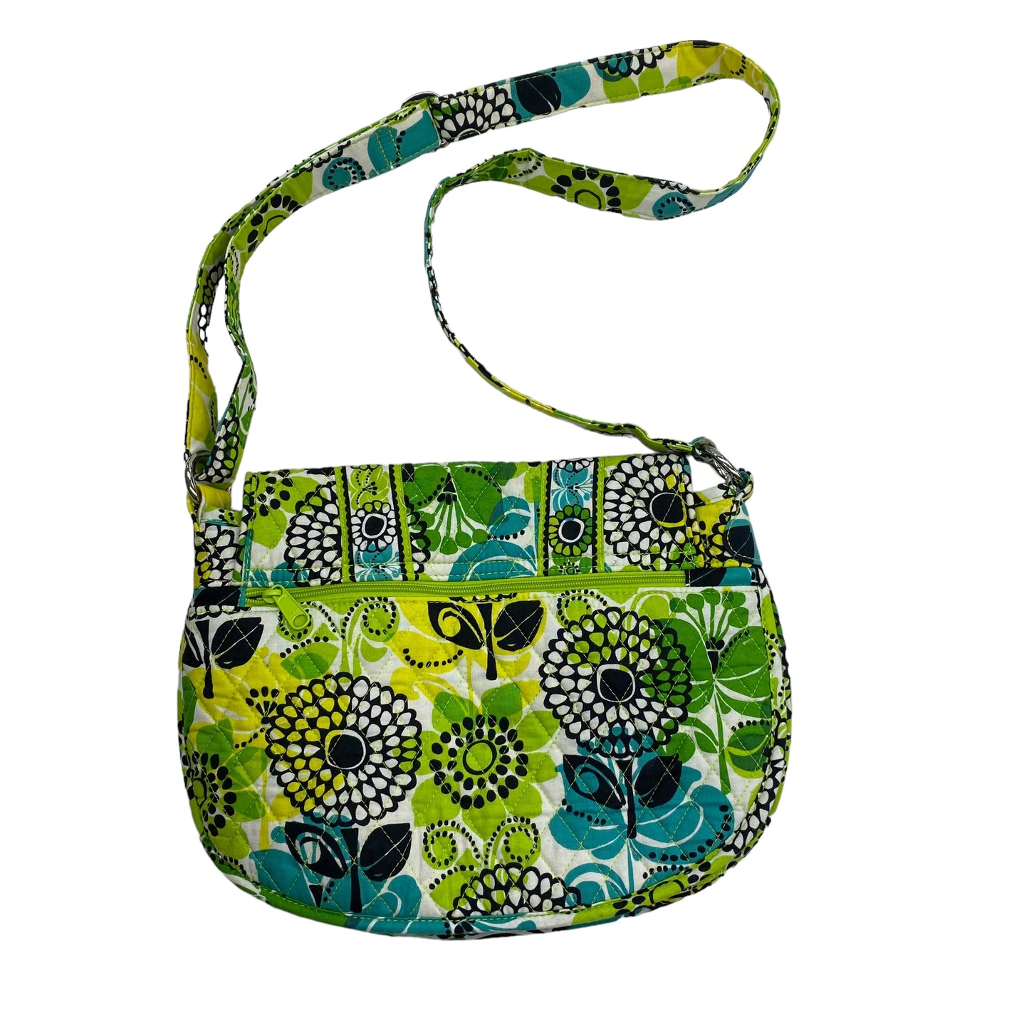 BLUE & GREEN CROSSBODY by VERA BRADLEY Size:MEDIUM