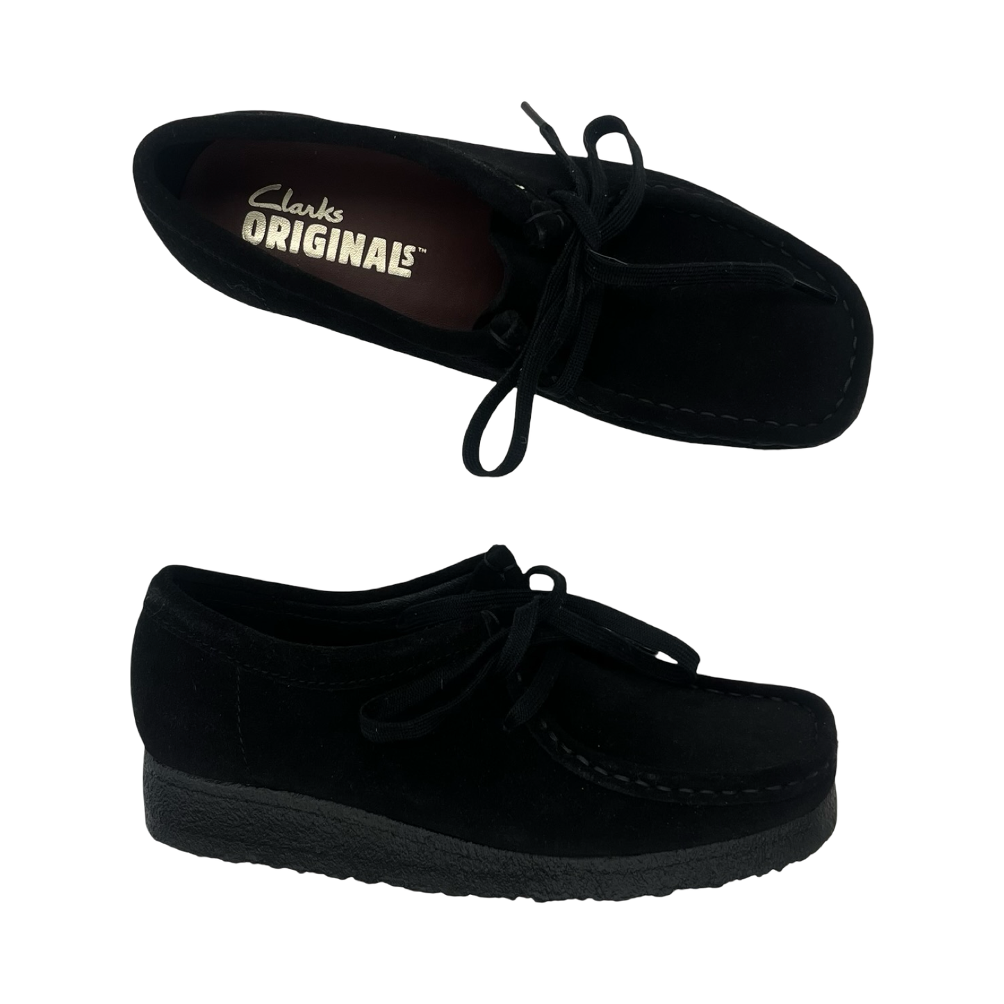 Shoes Flats By Clarks In Black, Size:7.5