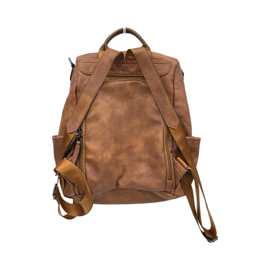 Backpack By Clothes Mentor In Brown, Size:Medium