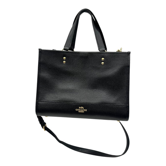 Tote Designer By Coach In Black, Size:Medium