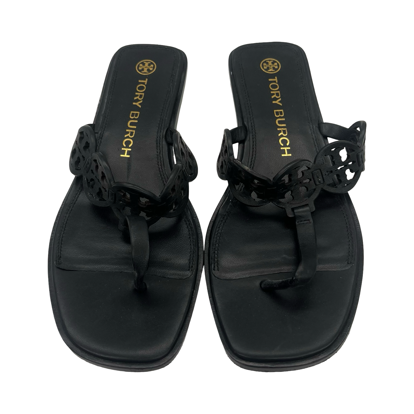 Sandals Designer By Tory Burch In Black, Size:10