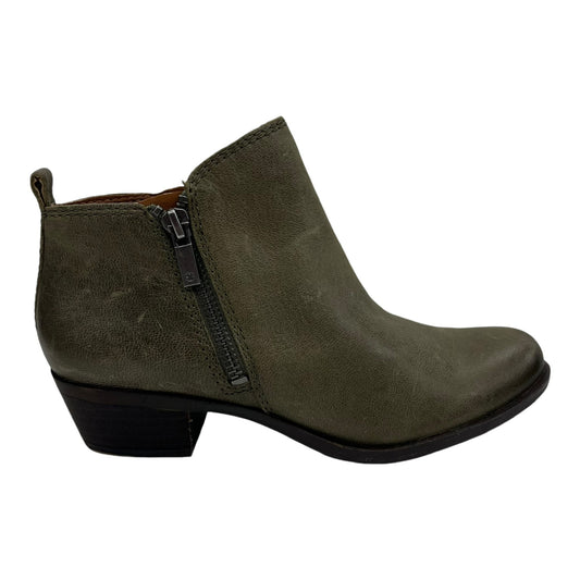 Boots Ankle Heels By Lucky Brand In Green, Size:6