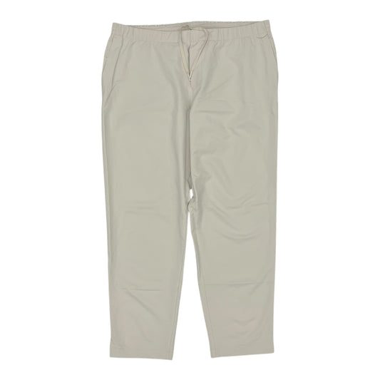 Athletic Pants By Lululemon In Cream, Size:Xxxl