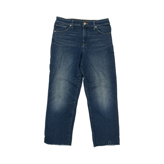 Jeans Straight By Express In Blue Denim, Size:8