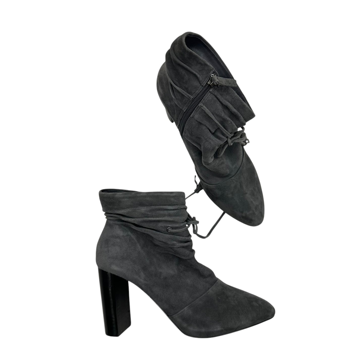 Boots Ankle Heels By White House Black Market In Grey, Size:8.5