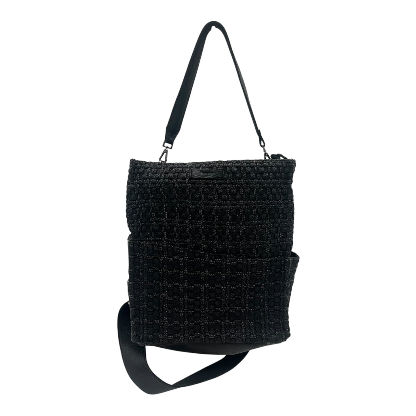 Handbag Leather By Hammitt In Black, Size:Medium