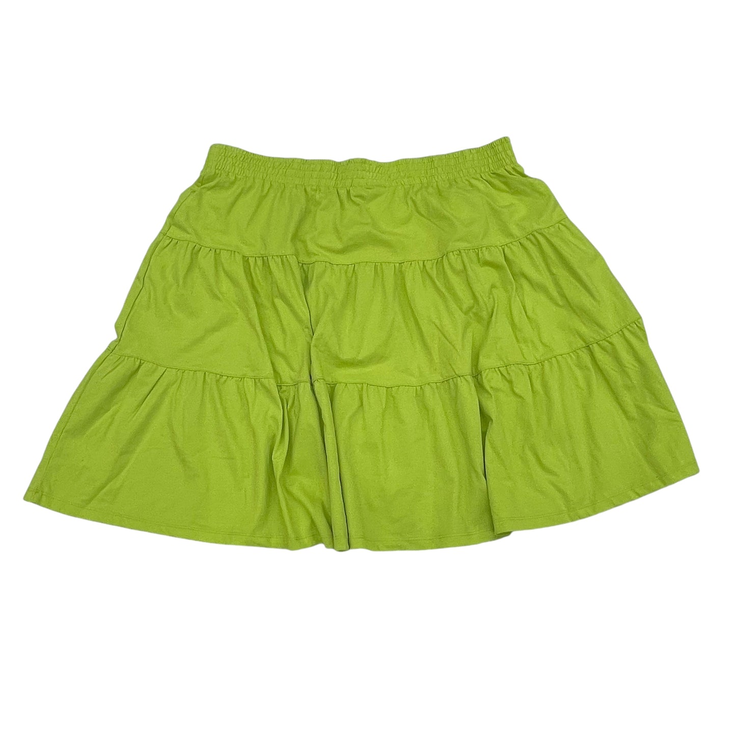 Skirt Mini & Short By Woman Within In Green, Size:2X