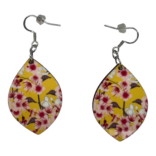 YELLOW EARRINGS DANGLE/DROP by CMF