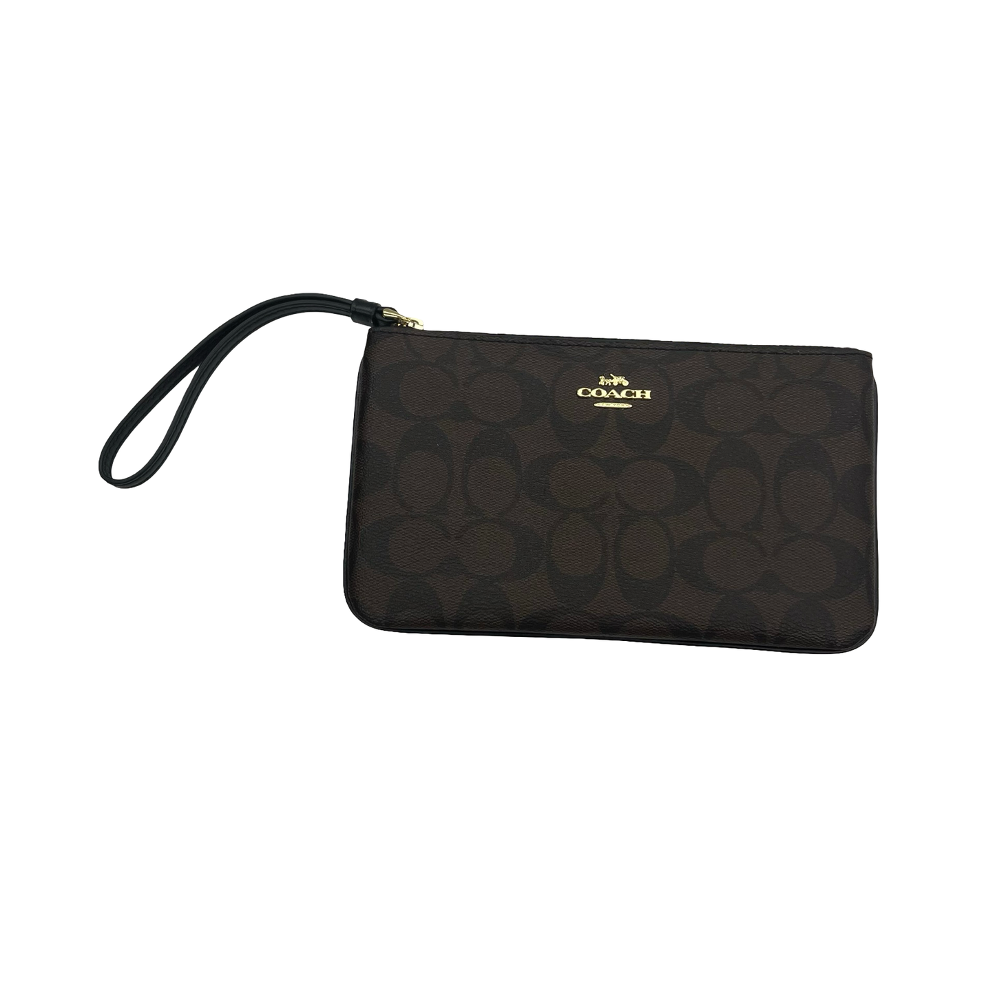 Wristlet Designer By Coach In Brown, Size:Medium
