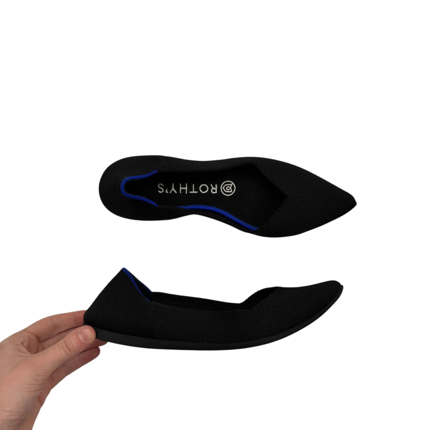 Shoes Flats By Rothys In Black, Size:7