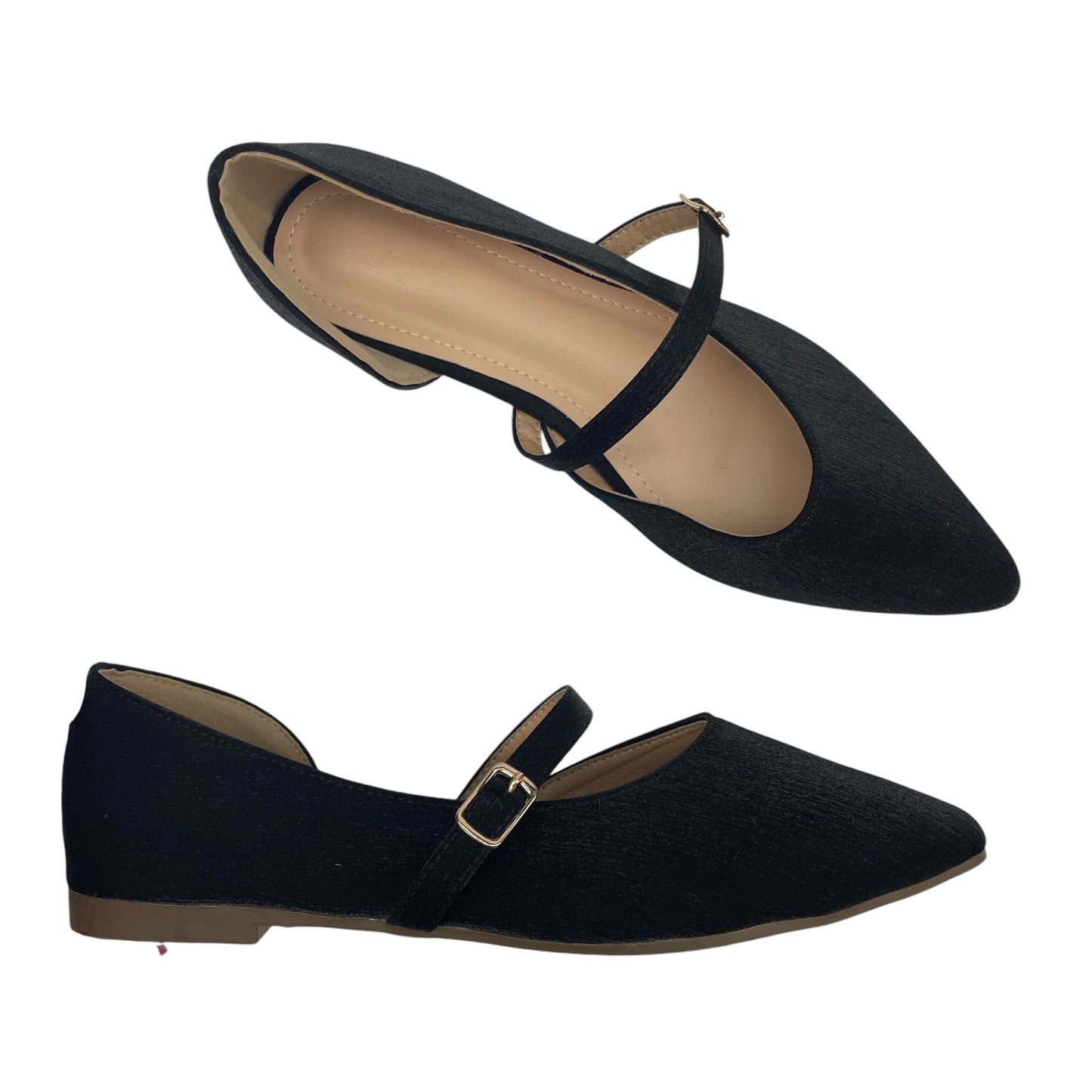 Shoes Flats By Clothes Mentor In Black, Size:6.5