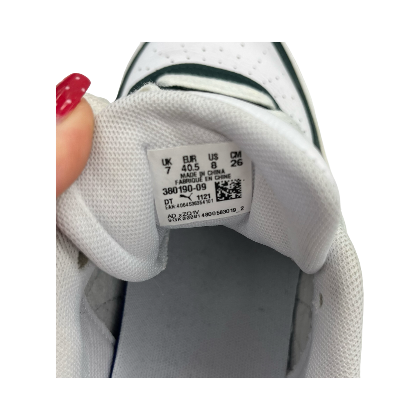 Shoes Sneakers By Puma In Green & White, Size:8