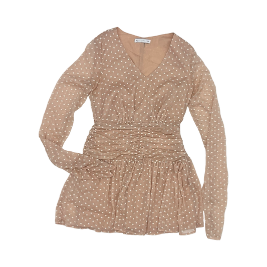 Dress Party Short By Endless Rose In Tan, Size:S