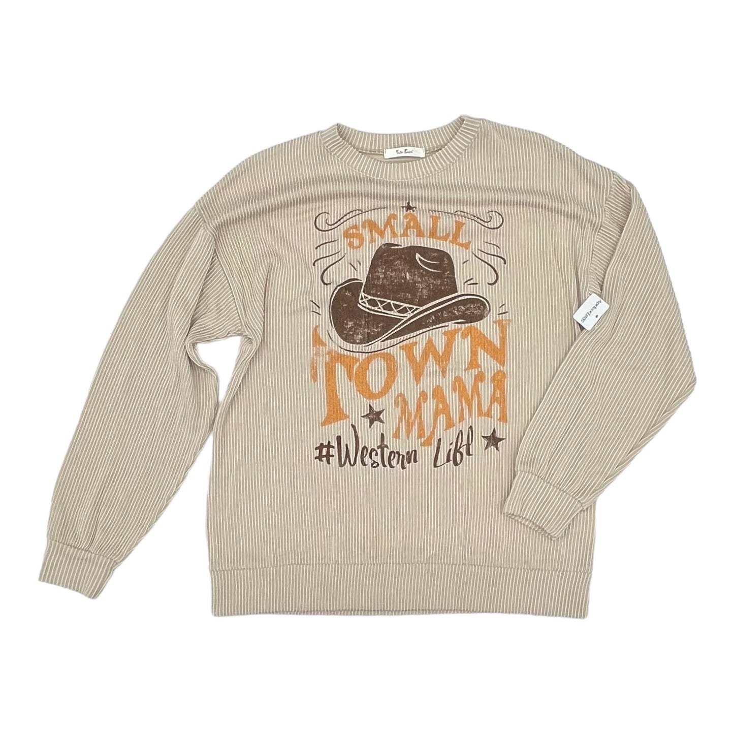 TAN TOP LS by TRES BIEN Size:S