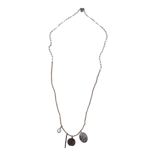 NECKLACE PENDANT by LOFT In PINK & SILVER