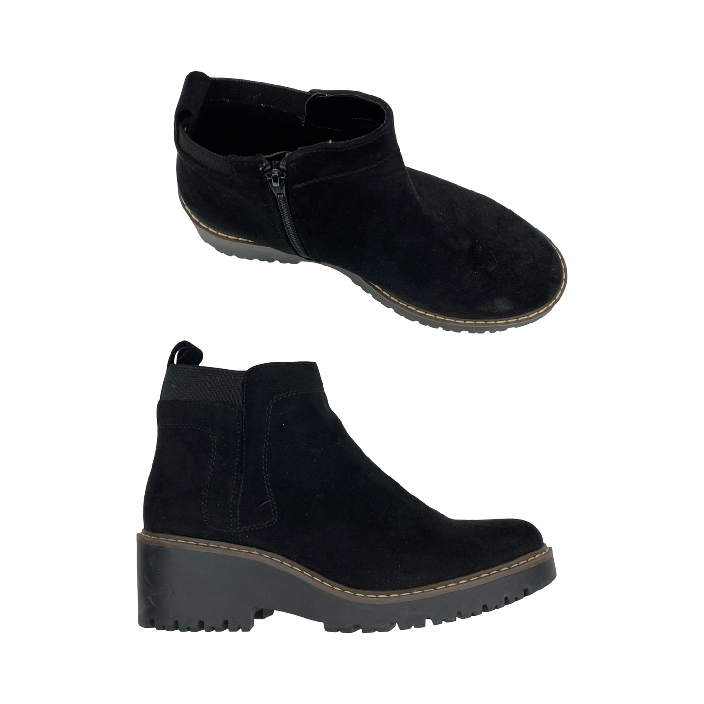 Boots Ankle Heels By Sonoma In Black, Size:8