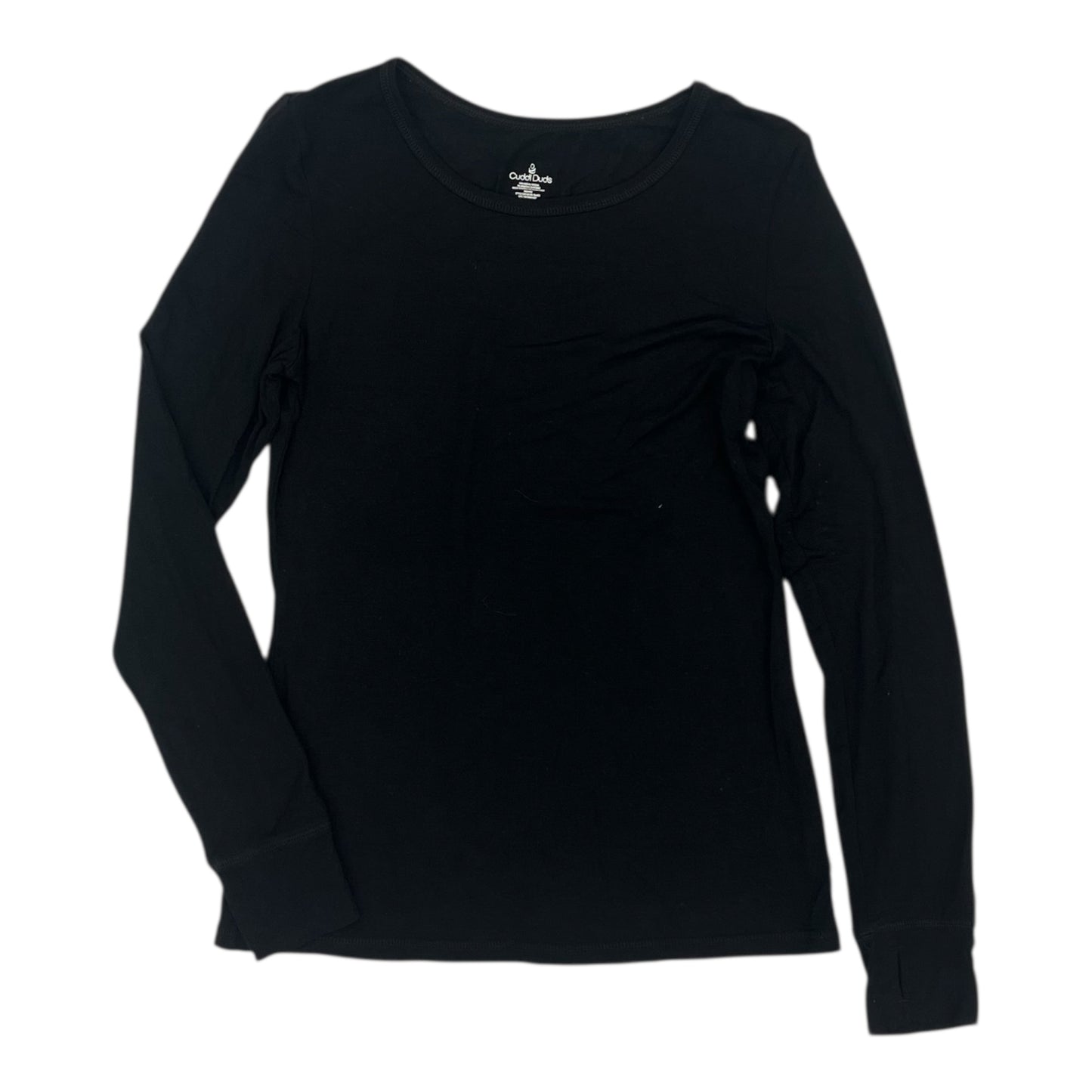Top Ls By Cuddl Duds In Black, Size:M