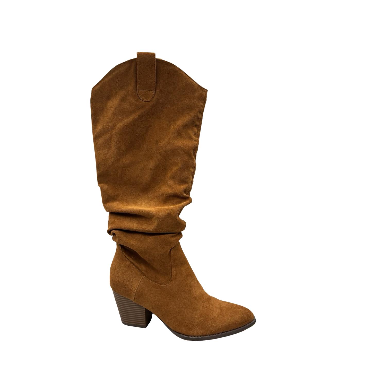 Boots Mid-Calf Heels By Clothes Mentor In Brown, Size:9