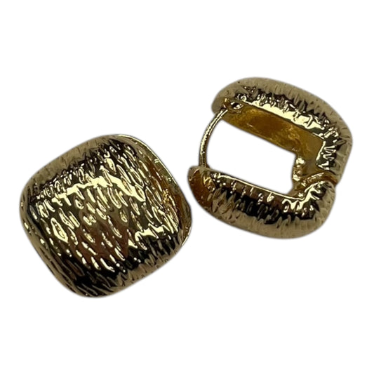 Earrings Hoop By Clothes Mentor In Gold