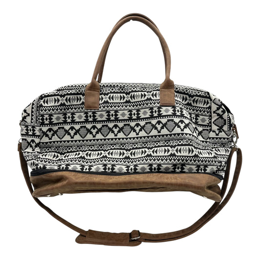 Duffle And Weekender By Cme In Black & Brown, Size:Medium