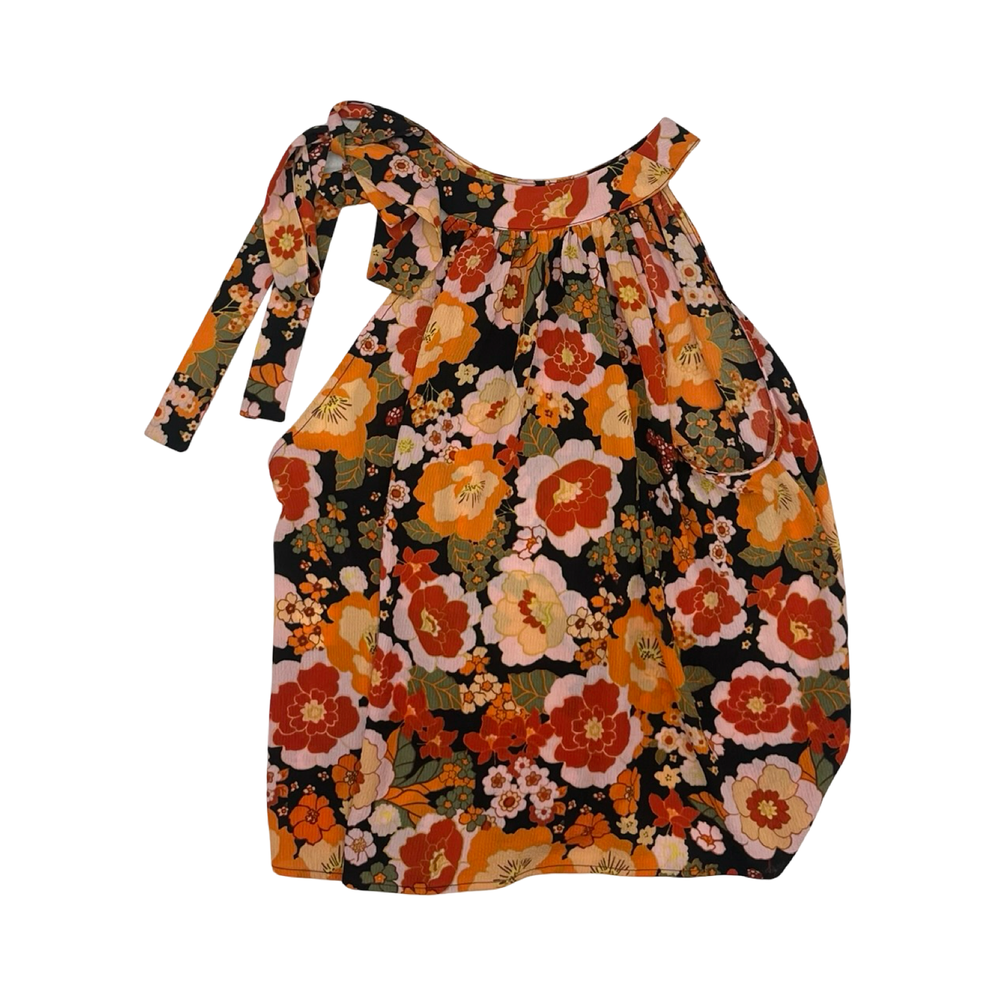 Blouse Sleeveless By Cmf In Floral Print, Size:M