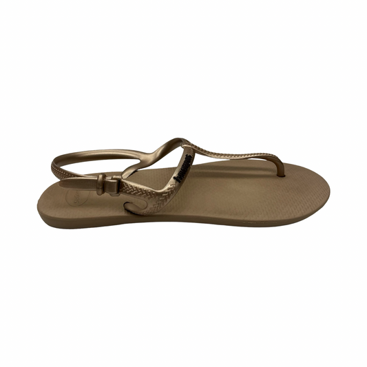 Sandals Flats By Havaianas In Brown, Size:8