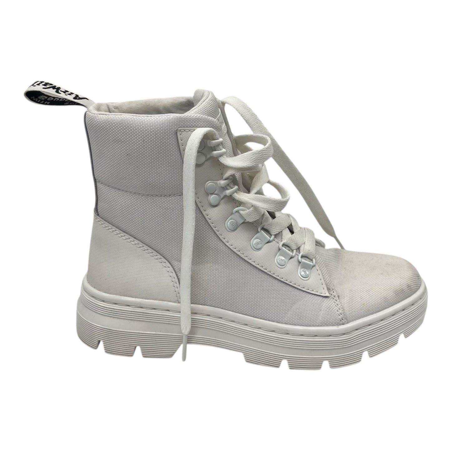 Boots Ankle Flats By Dr Martens In White, Size:7