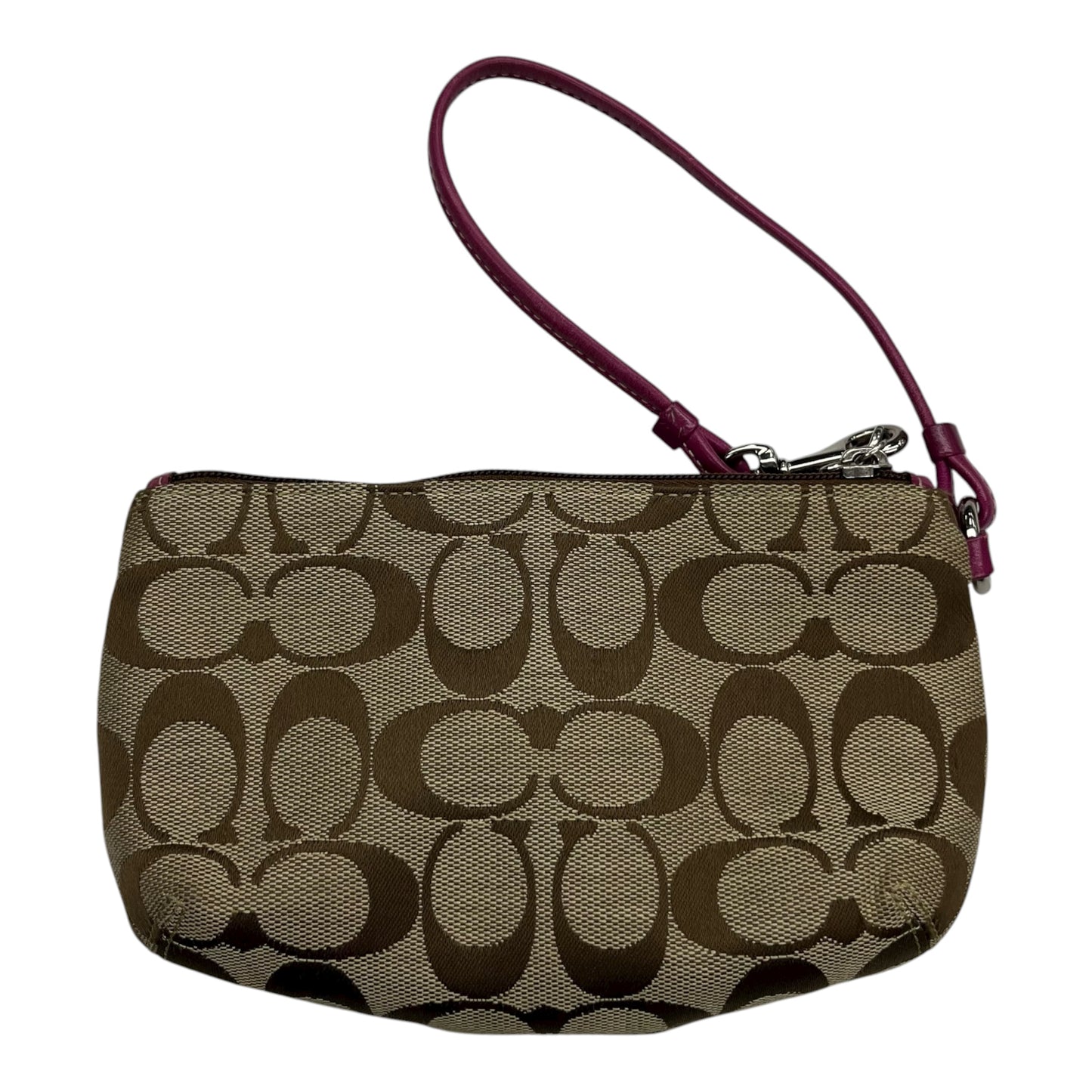 Wristlet Designer By Coach In Brown, Size:Medium