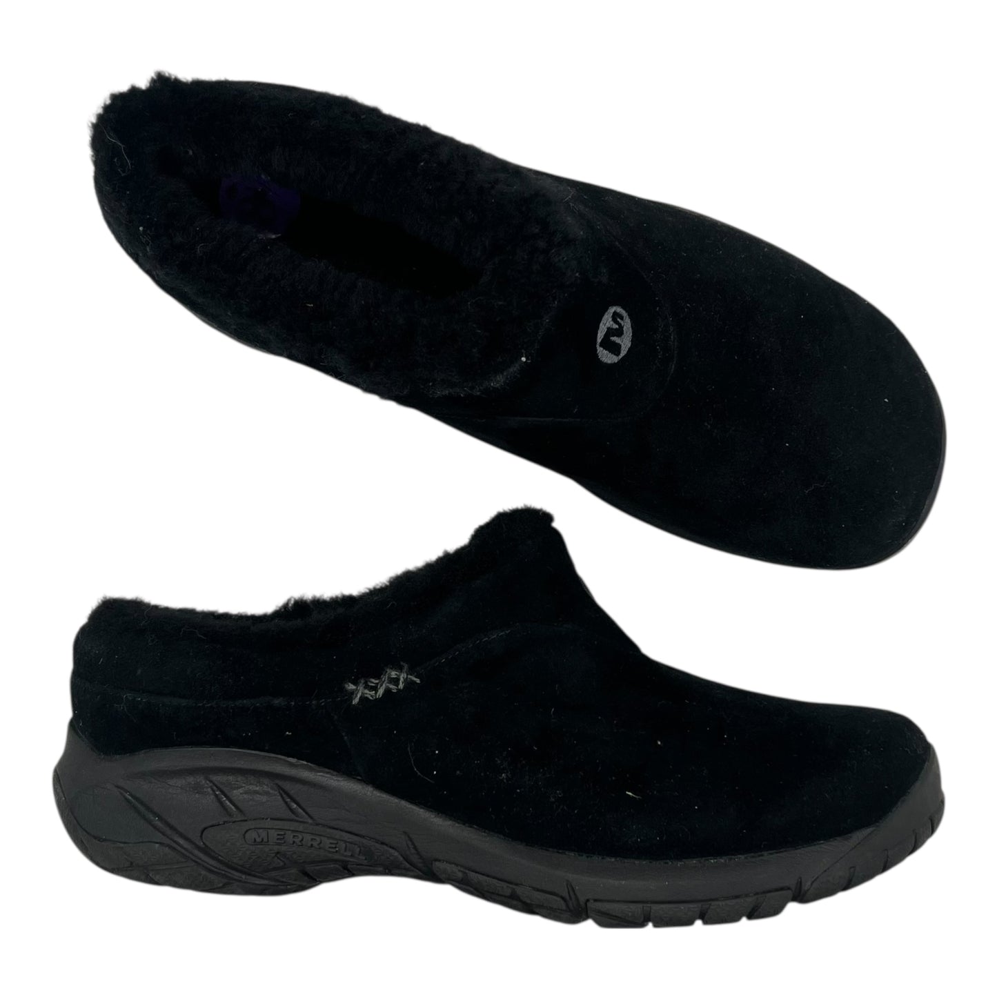 Shoes Flats By Merrell In Black, Size:8.5