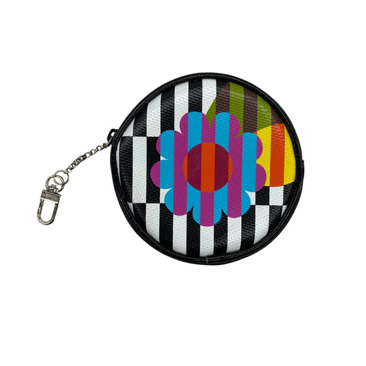 Coin Purse By Clothes Mentor In Striped Pattern, Size:Medium