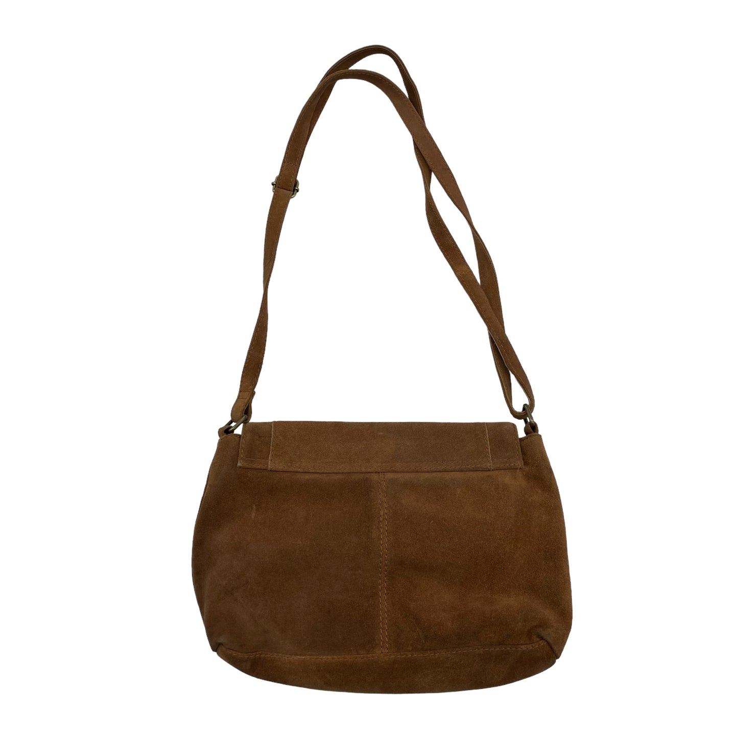 BROWN HANDBAG LEATHER by FATFACE Size:SMALL