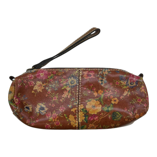 Wristlet Designer By Patricia Nash In Brown, Size:Medium