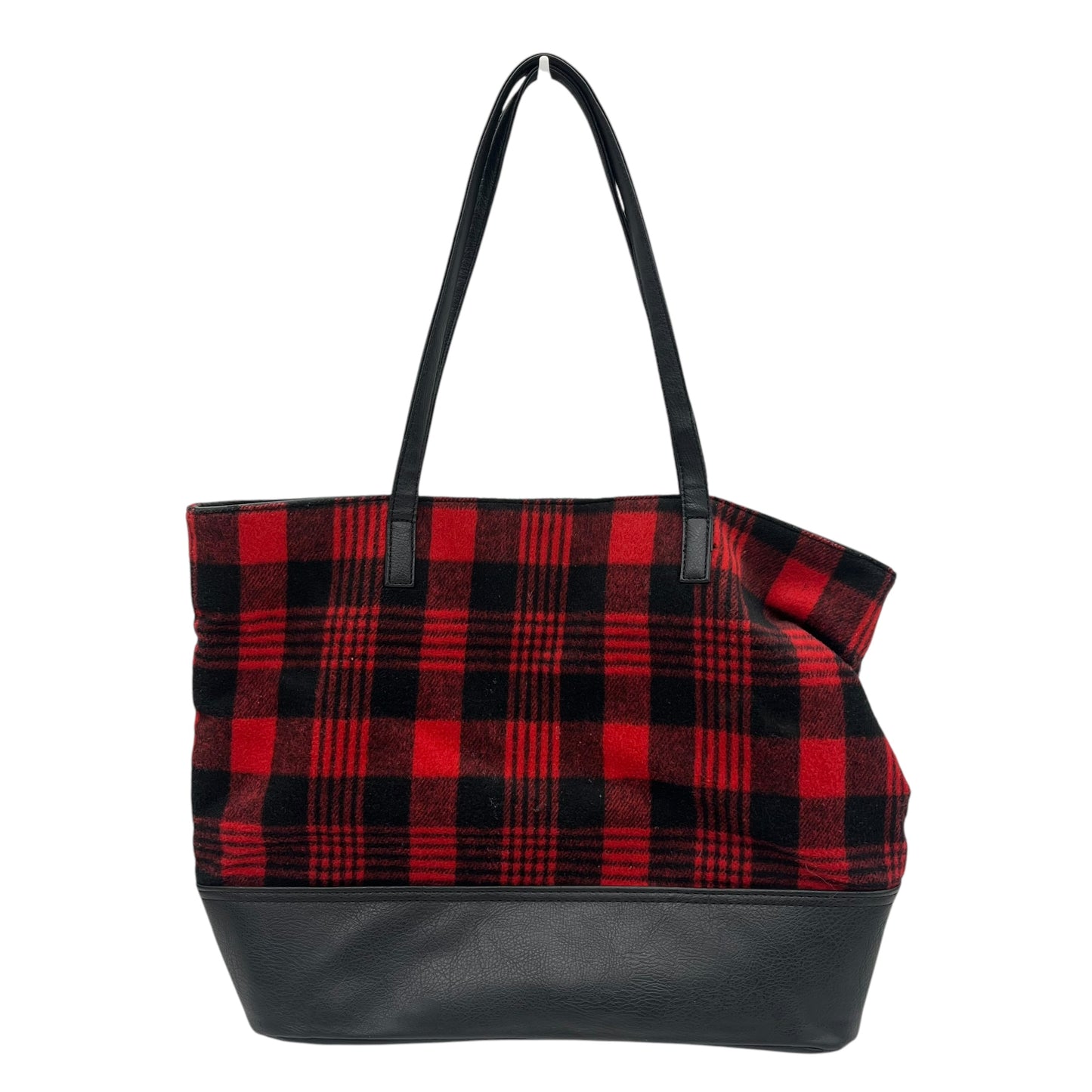 Tote By Dressbarn In Black & Red, Size:Medium