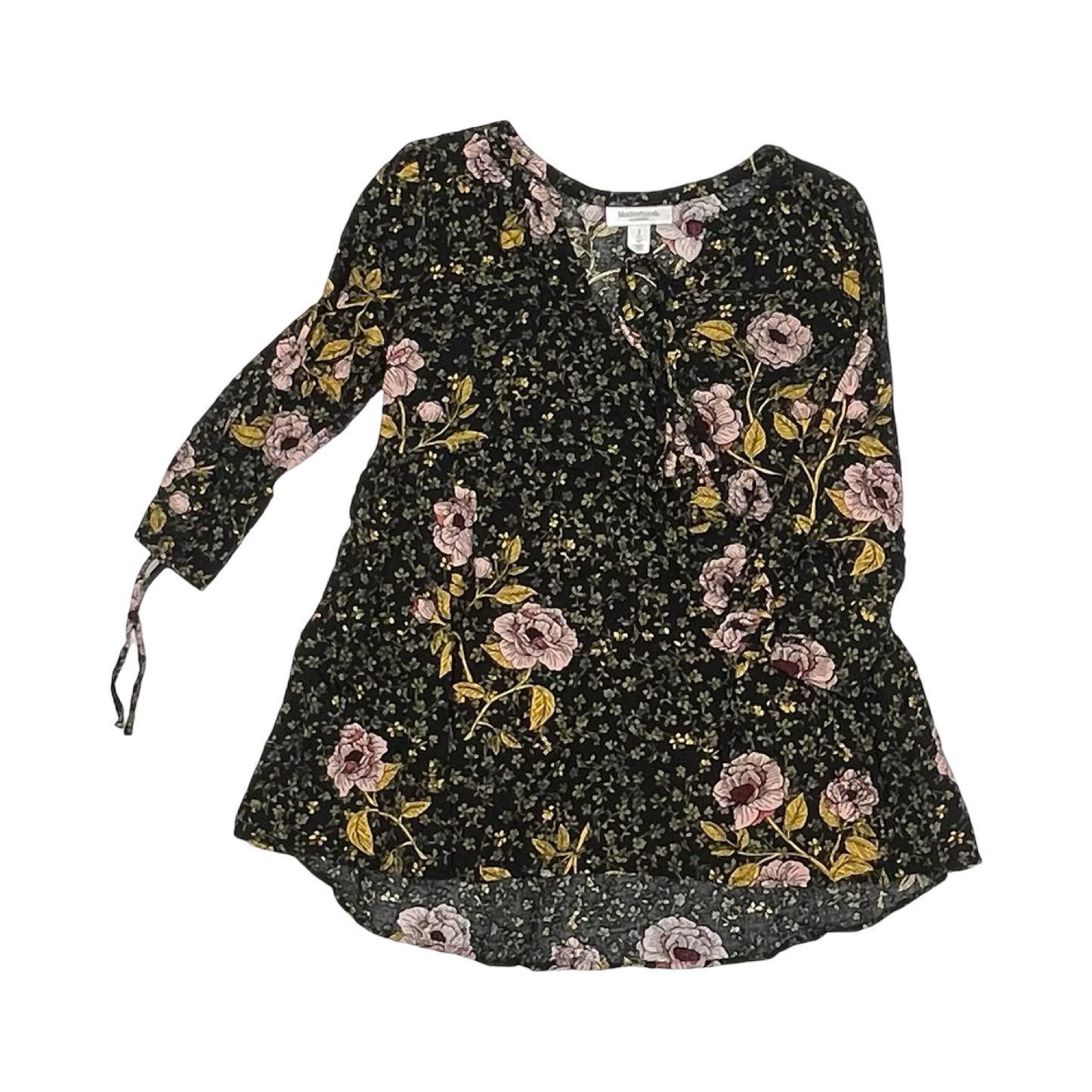 Mat Top Ls By Motherhood In Floral Print, Size:S