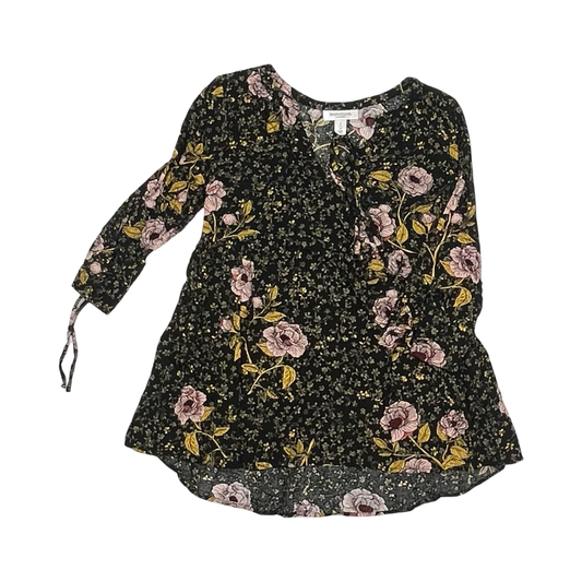 Mat Top Ls By Motherhood In Floral Print, Size:S