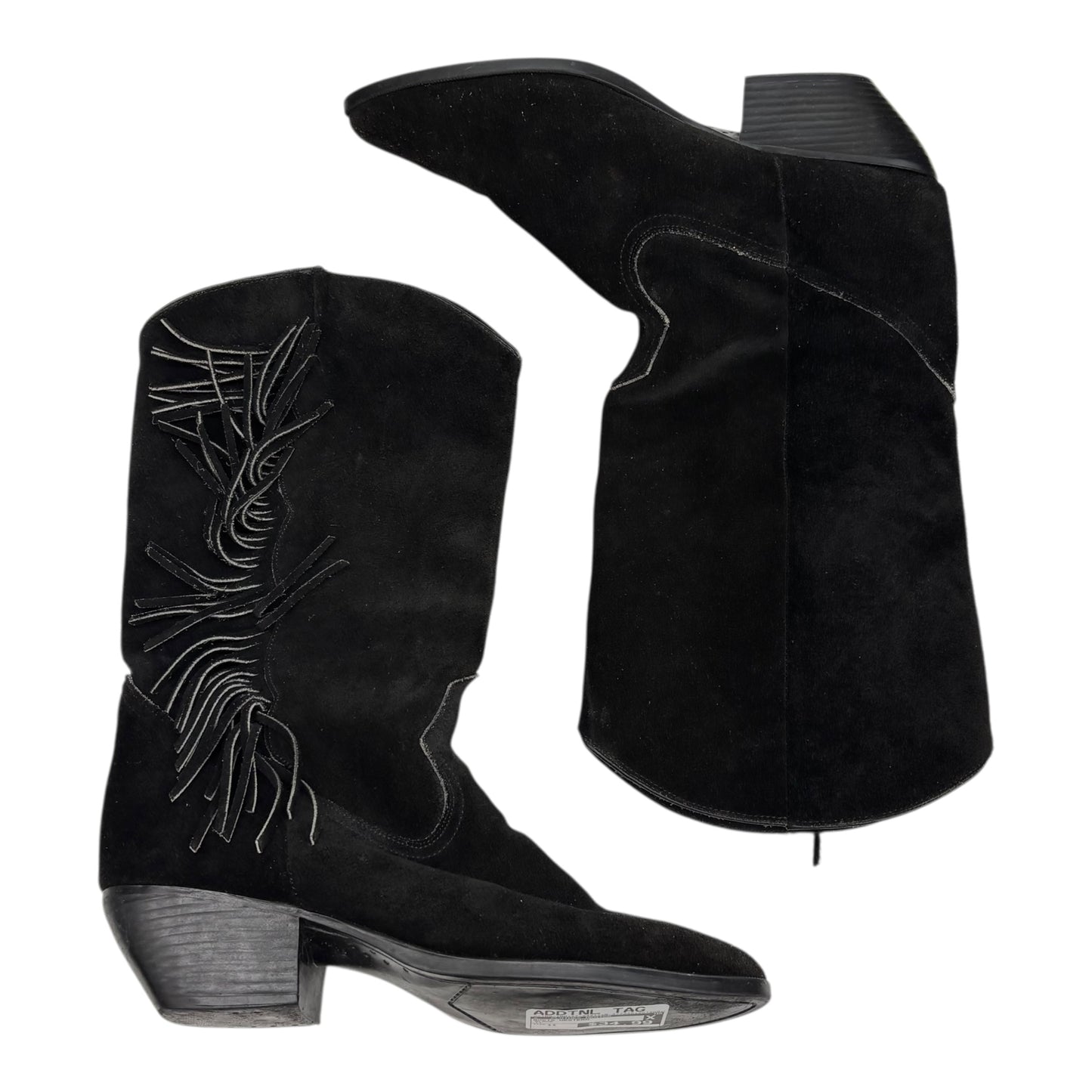 Boots Western By Clothes Mentor In Black, Size:11