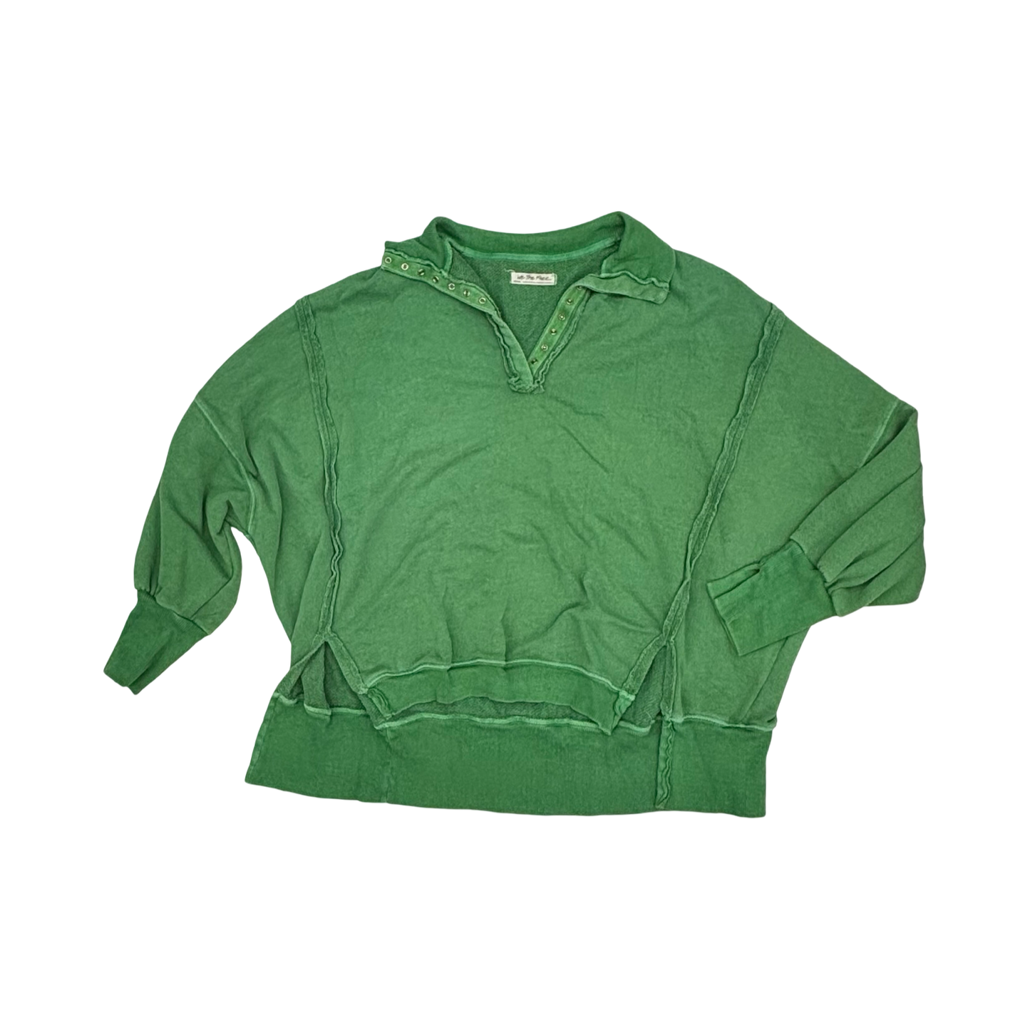 Top Ls By We The Free In Green, Size:M
