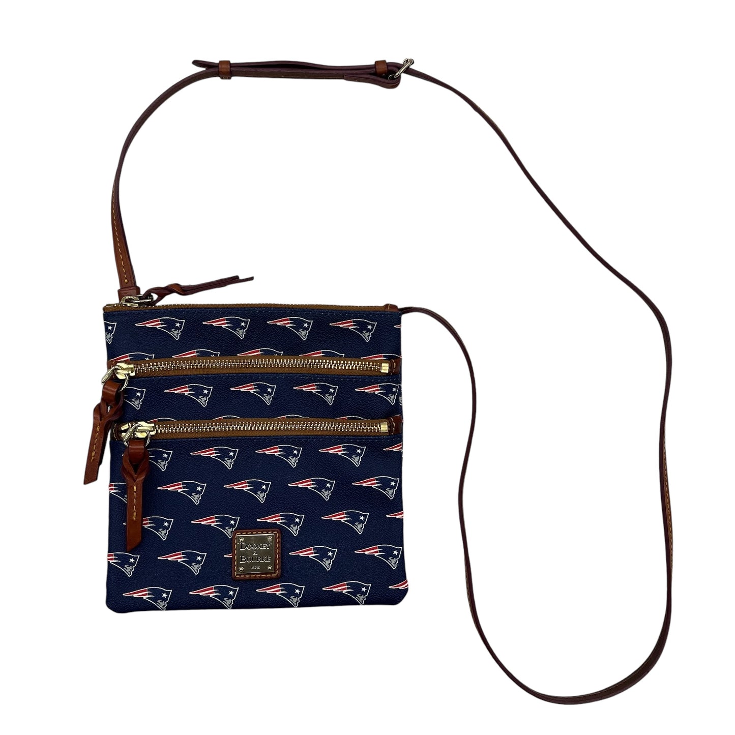 Crossbody Designer By Dooney And Bourke In Blue, Size:Small