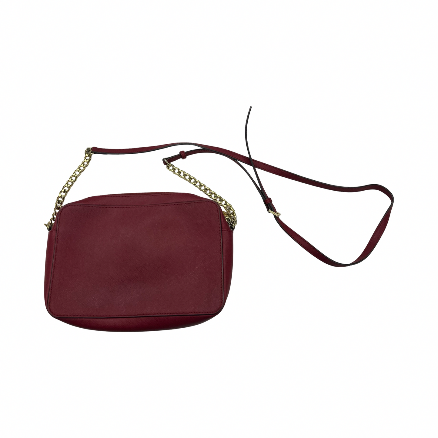 Crossbody Designer By Michael Kors In Red, Size:Medium