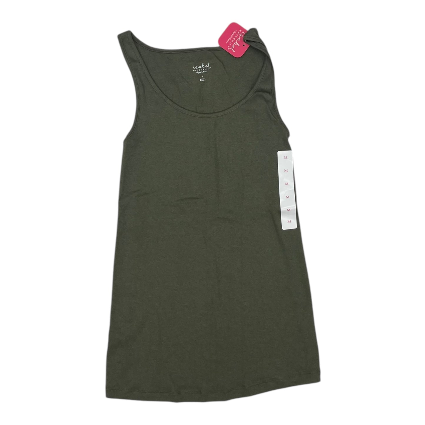 Mat Tank Top By Isabel Maternity In Green, Size:M