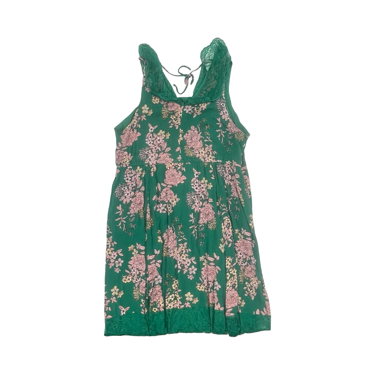 Dress Party Long By Torrid In Green & Pink, Size:4X