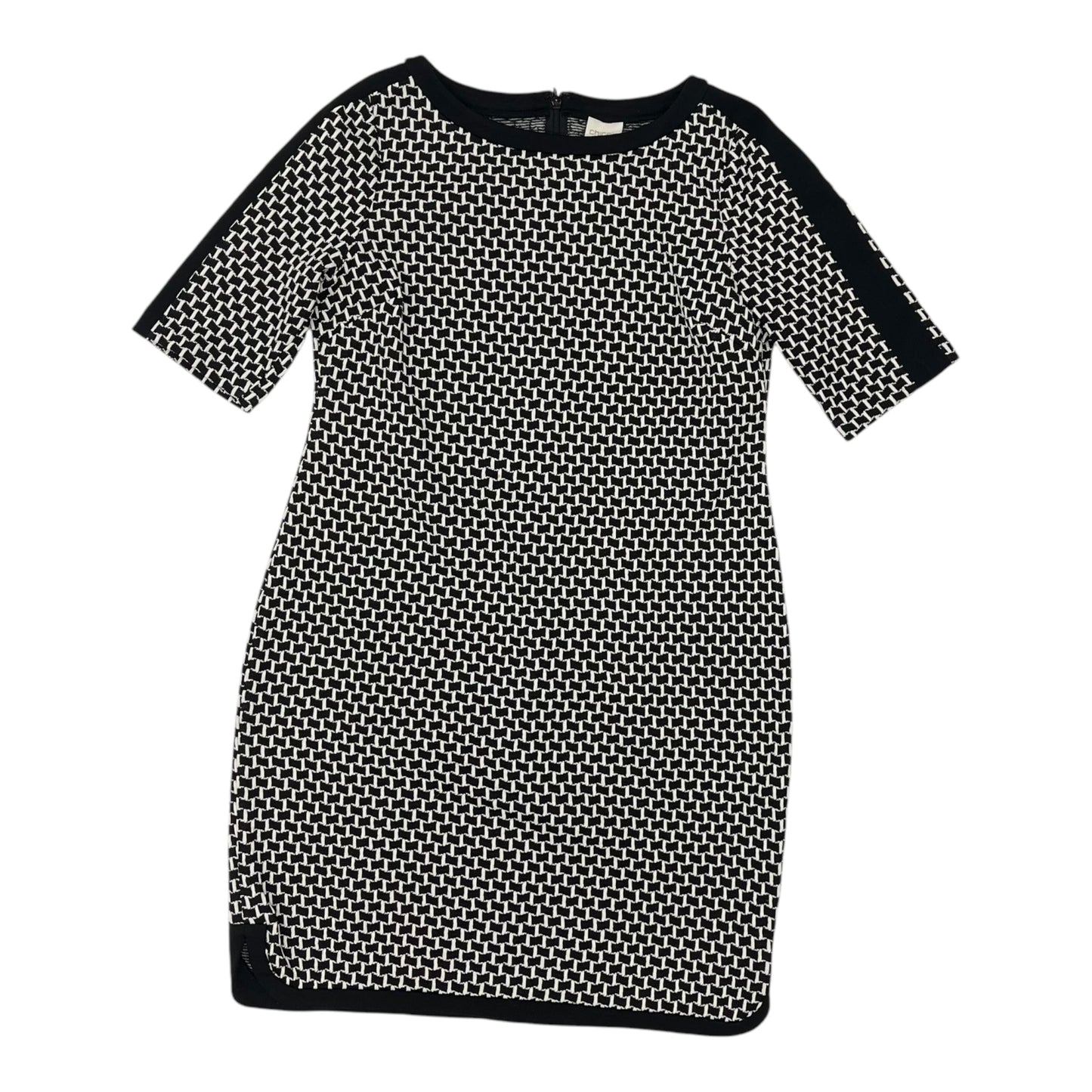 Dress Party Short By Chicos In Black & White, Size:M