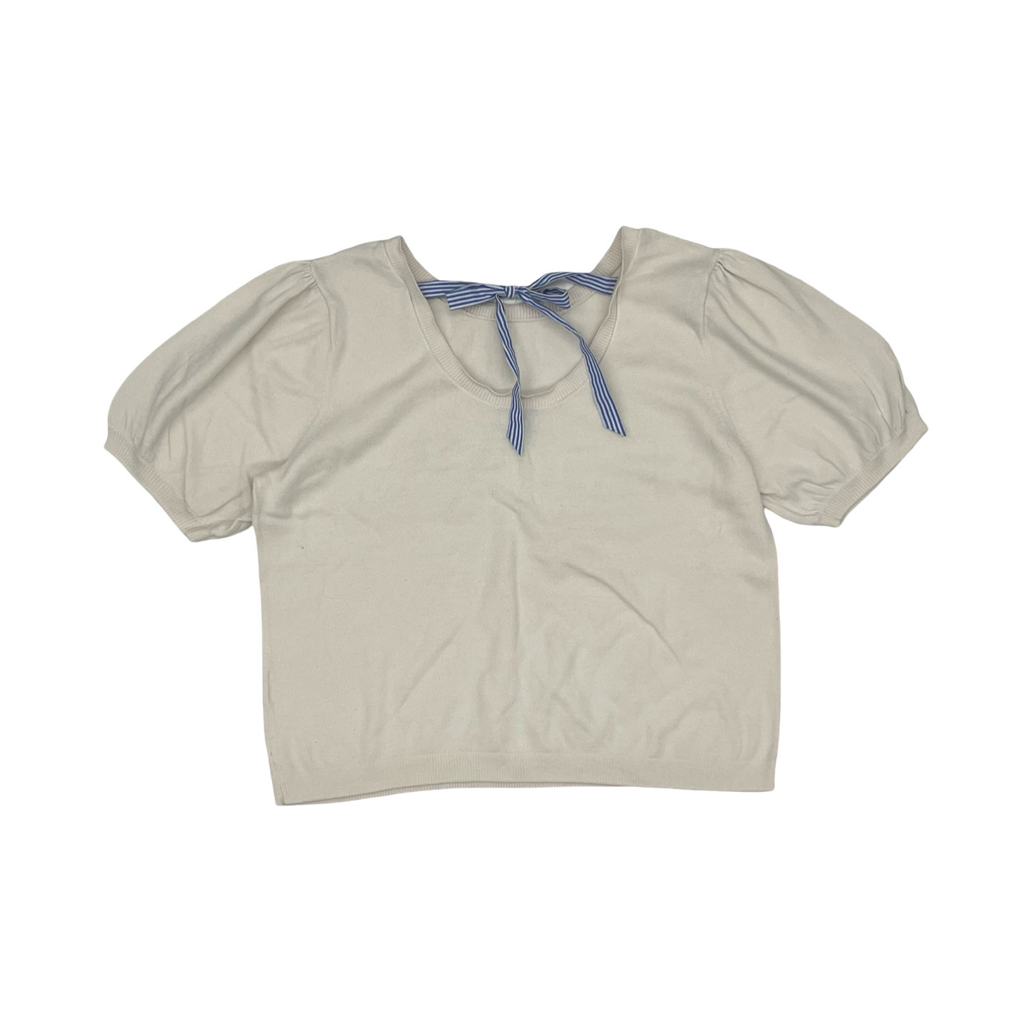 Sweater Ss By J. Crew In Cream, Size:Xl