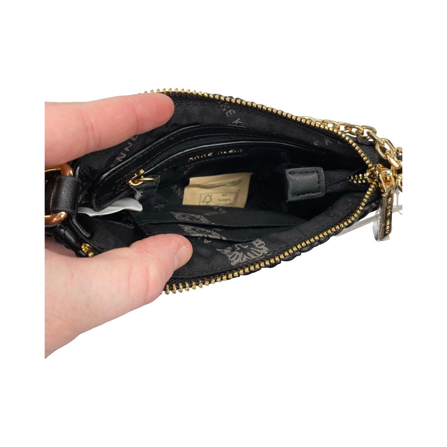 Wristlet By Vera Bradley In Black & Brown, Size:Medium