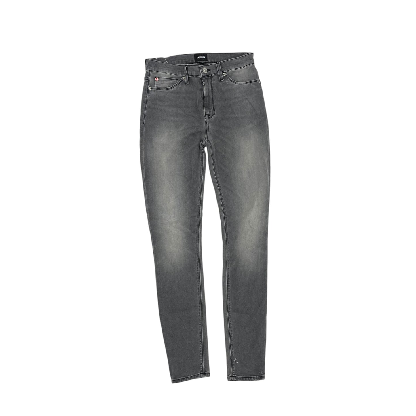 Jeans Skinny By Hudson In Grey Denim, Size:4