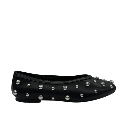 Shoes Flats By A New Day In Black & Silver, Size:9